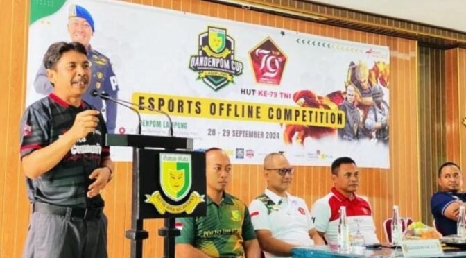 Dandenpom Lampung Dorong Prestasi Atlet Esport Melalui Dandenpom Cup